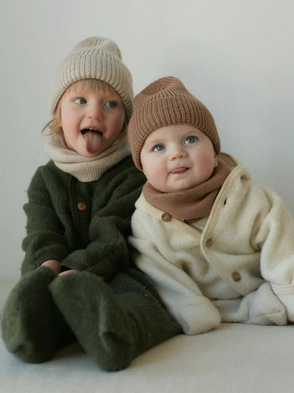 Cienki komin z wełny merino Fine Loop Scarf Mille Family BEBE Concept 
