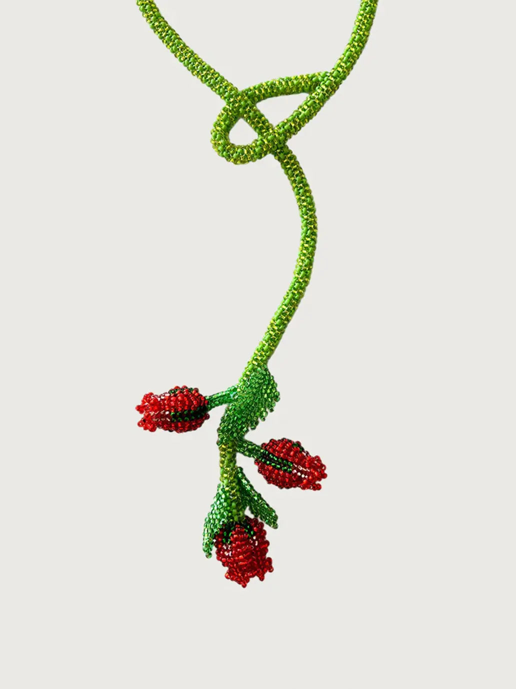 Naszyjnik z koralików Three Roses Necklace Amori Mori BEBE Concept 