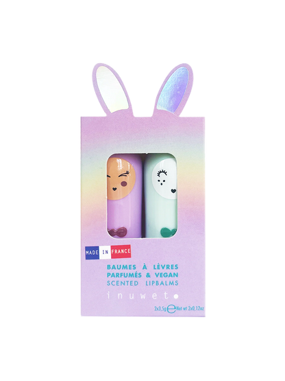 Zestaw balsamów do ust Duo Inuwet BEBE Concept 