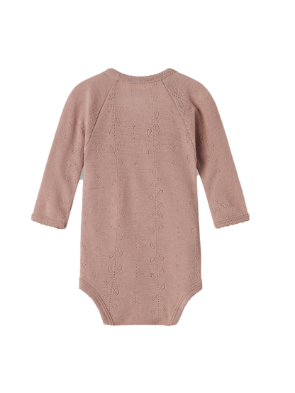 Body kopertowe z wełny merino Belita Pointelle MarMar Copenhagen BEBE Concept 