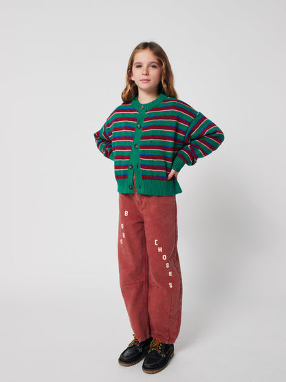 Tic Tac Toe striped cardigan Kids Bobo Choses BEBE Concept 