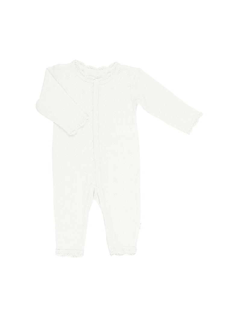 Piżamka niemowlęca Pointelle z merino i jedwabiu Joha BEBE Concept 