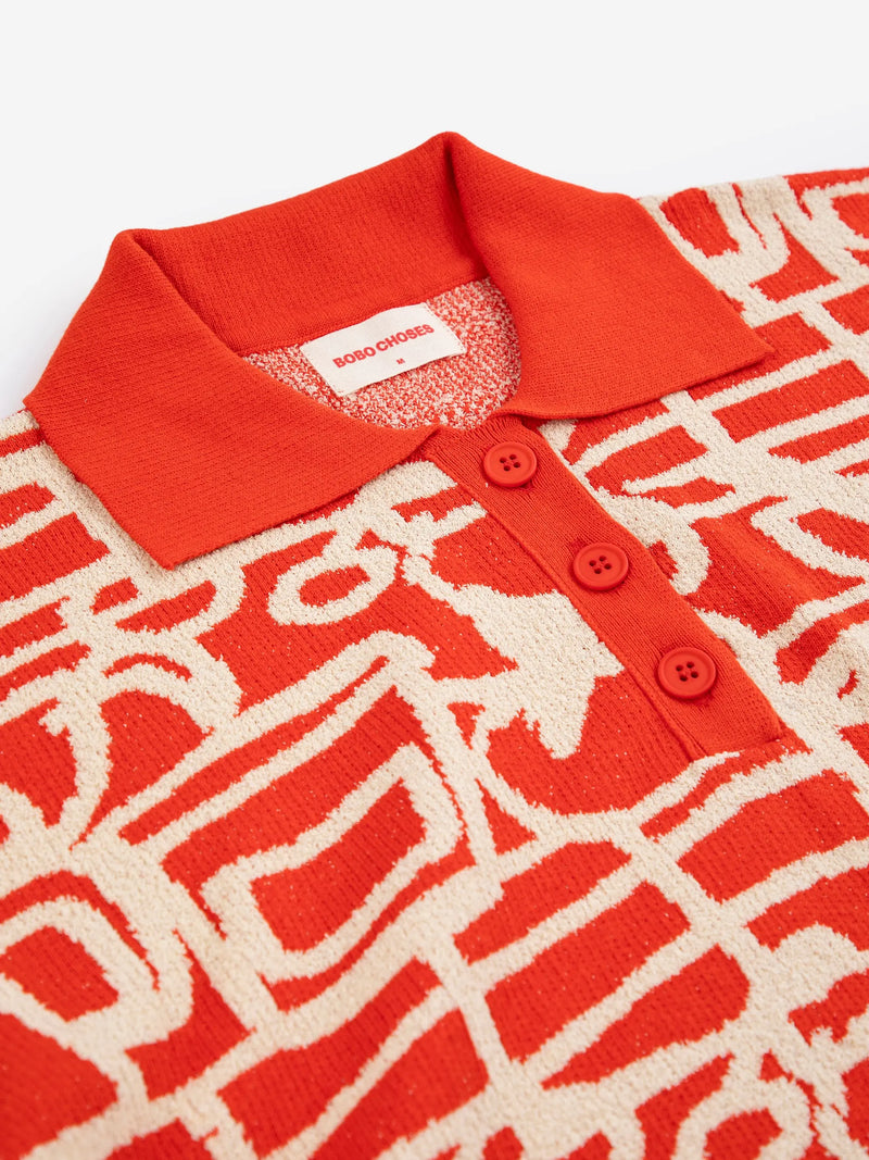 Cookery festival jacquard knitted polo Bobo Choses BEBE Concept 