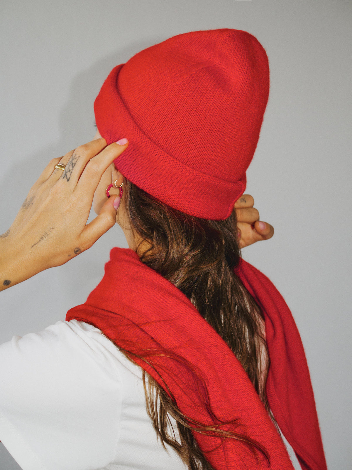 Kaszmirowa czapka Beanie Mille Family BEBE Concept 