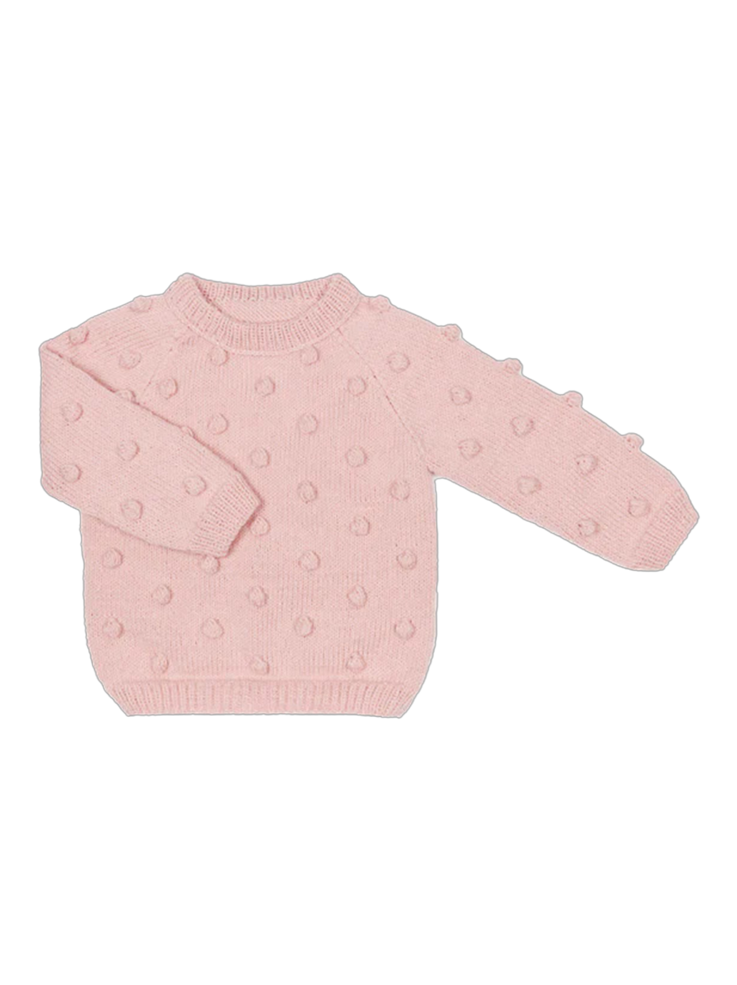 Sweterek popcorn z wełny merino Mille Family BEBE Concept 