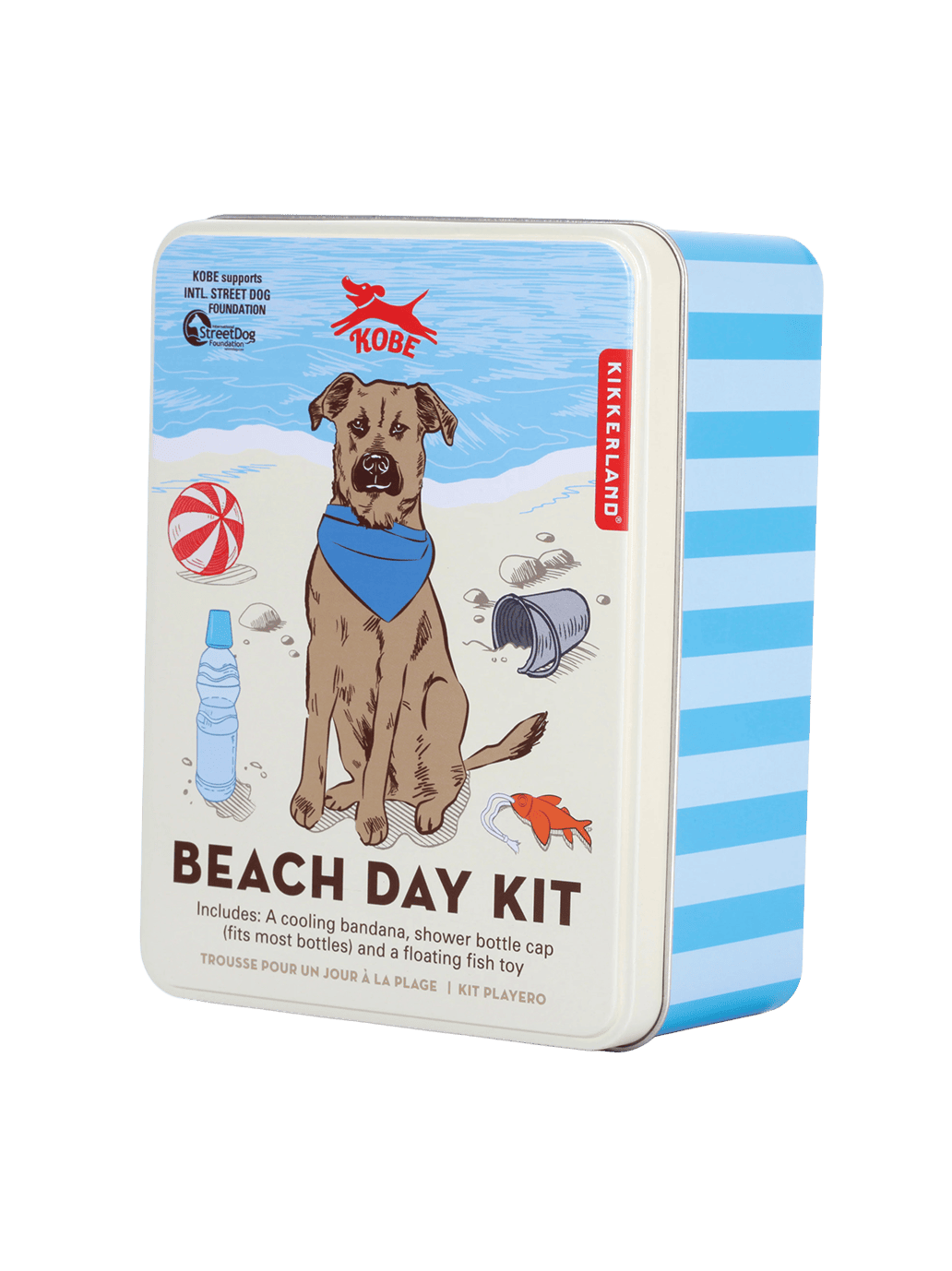 Zestaw dla psa Kobe Dog Beach Day Kit Kikkerland BEBE Concept 