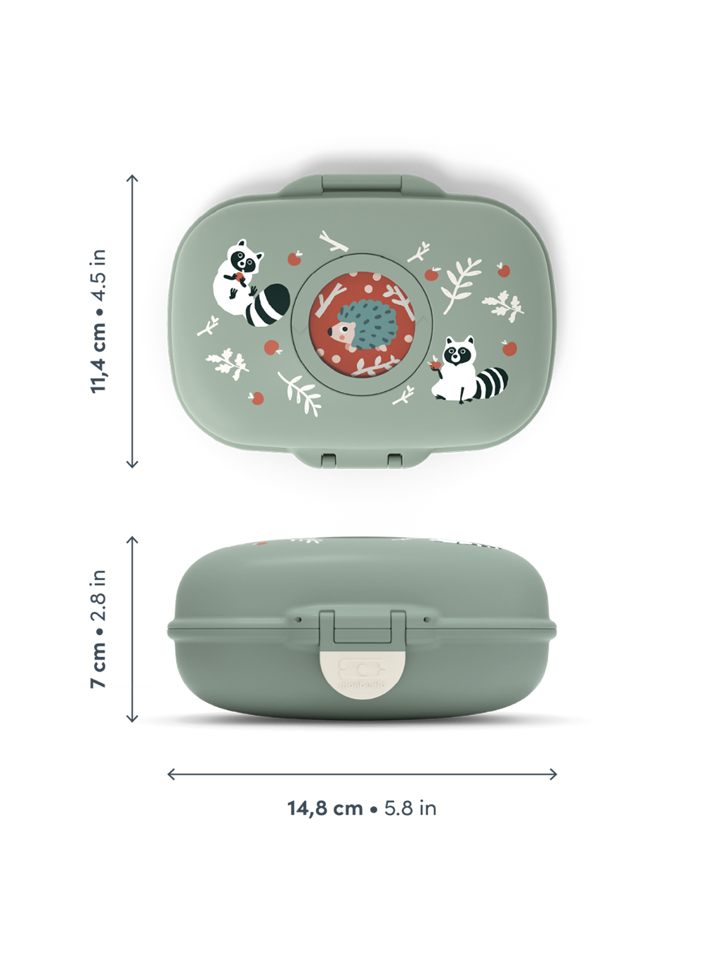 Lunchbox dziecięcy snack box Gram Monbento BEBE Concept 