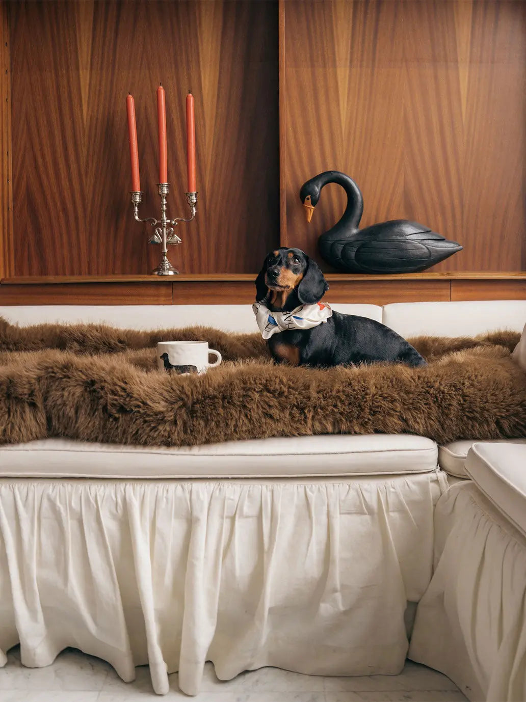 Ceramiczny kubek Dachshund Anna + Nina BEBE Concept 