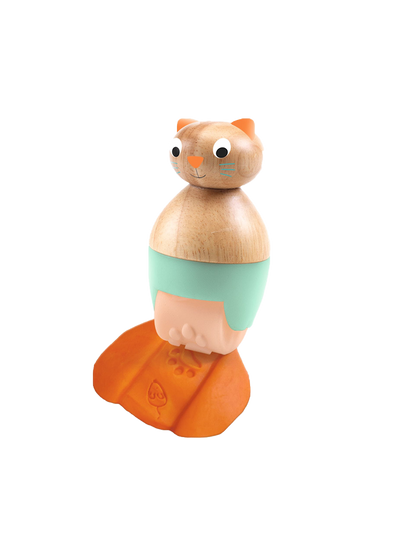 Drewniane wałki z wzorami do ciastoliny Djeco BEBE Concept 