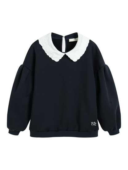 Bluza Mandy Sweatshirt Navy Blue C'era una volta BEBE Concept 