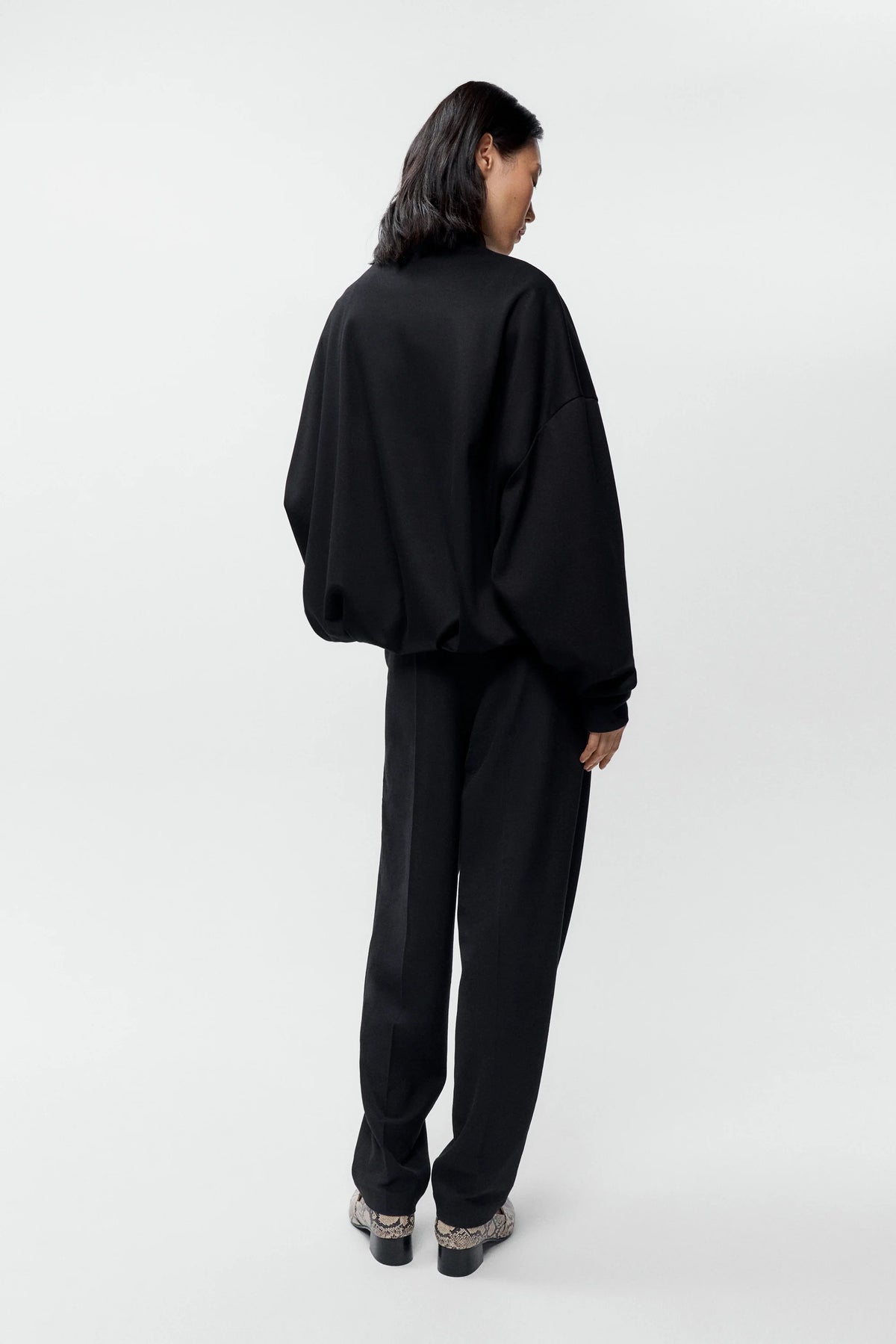 Balloon Quarter-Zip Black BLACK