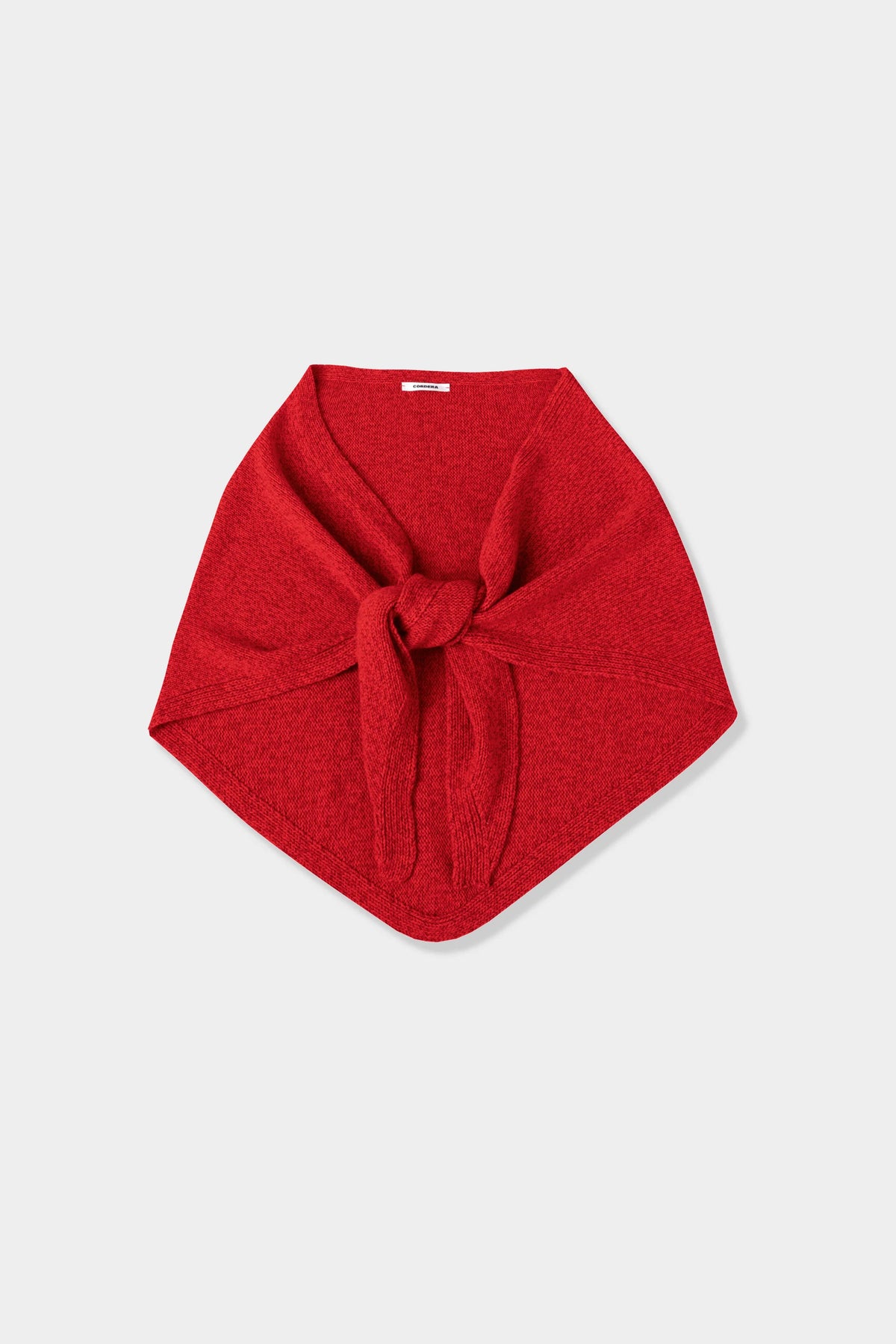 Merino &amp; Cashmere Maxi Bandana Red RED
