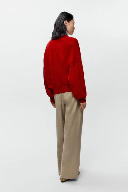 Merino &amp; Cashmere Sweater Red RED