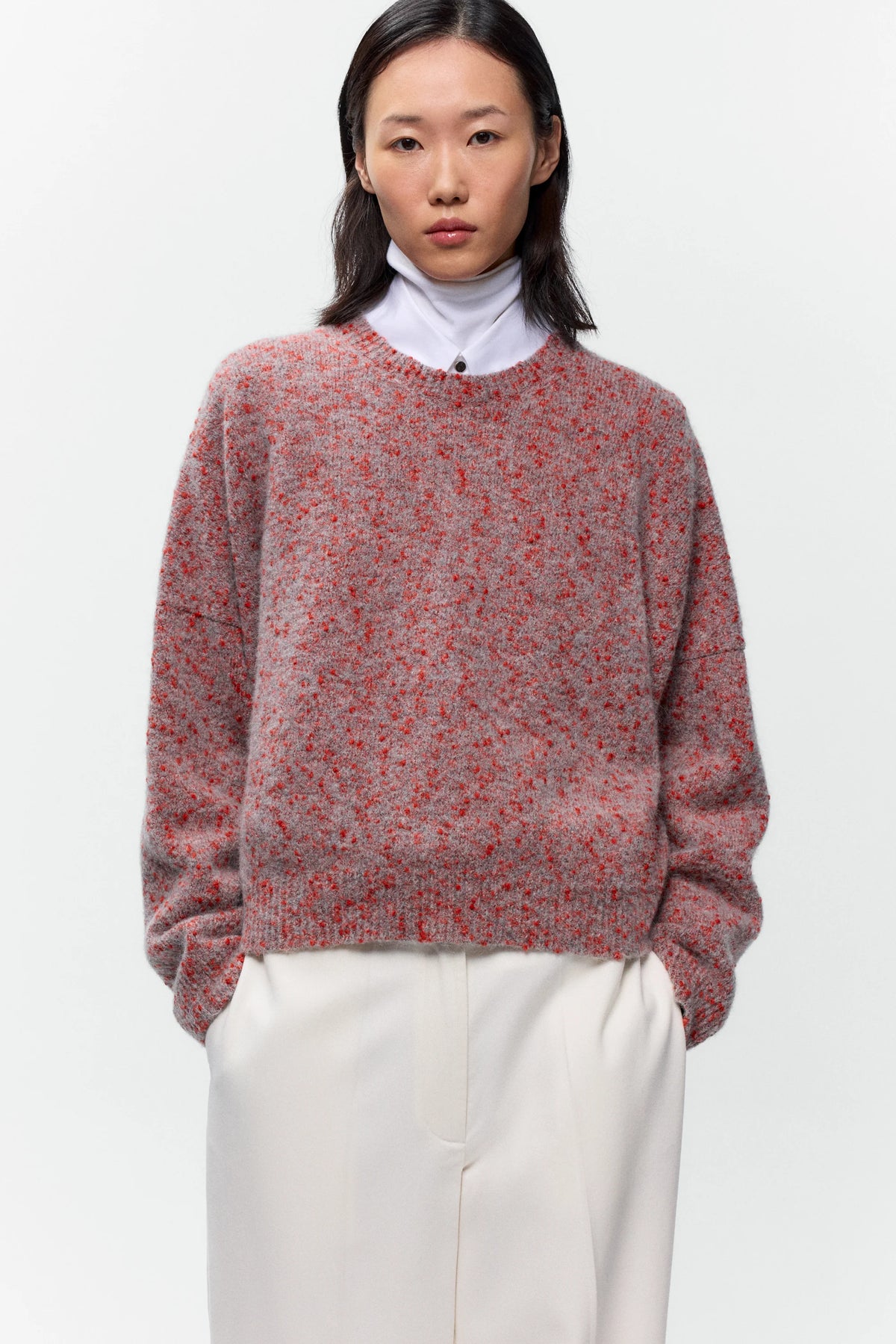 Speckled Crewneck Sweater MALVA