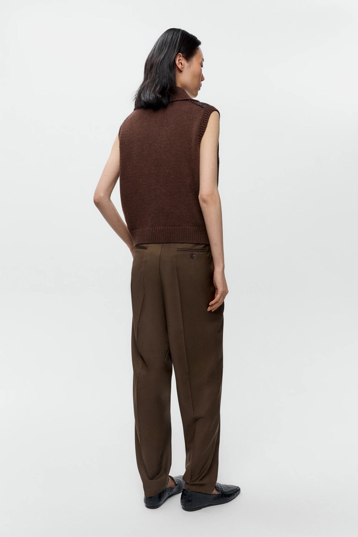 Speckled Waistcoat CHOCOLATE
