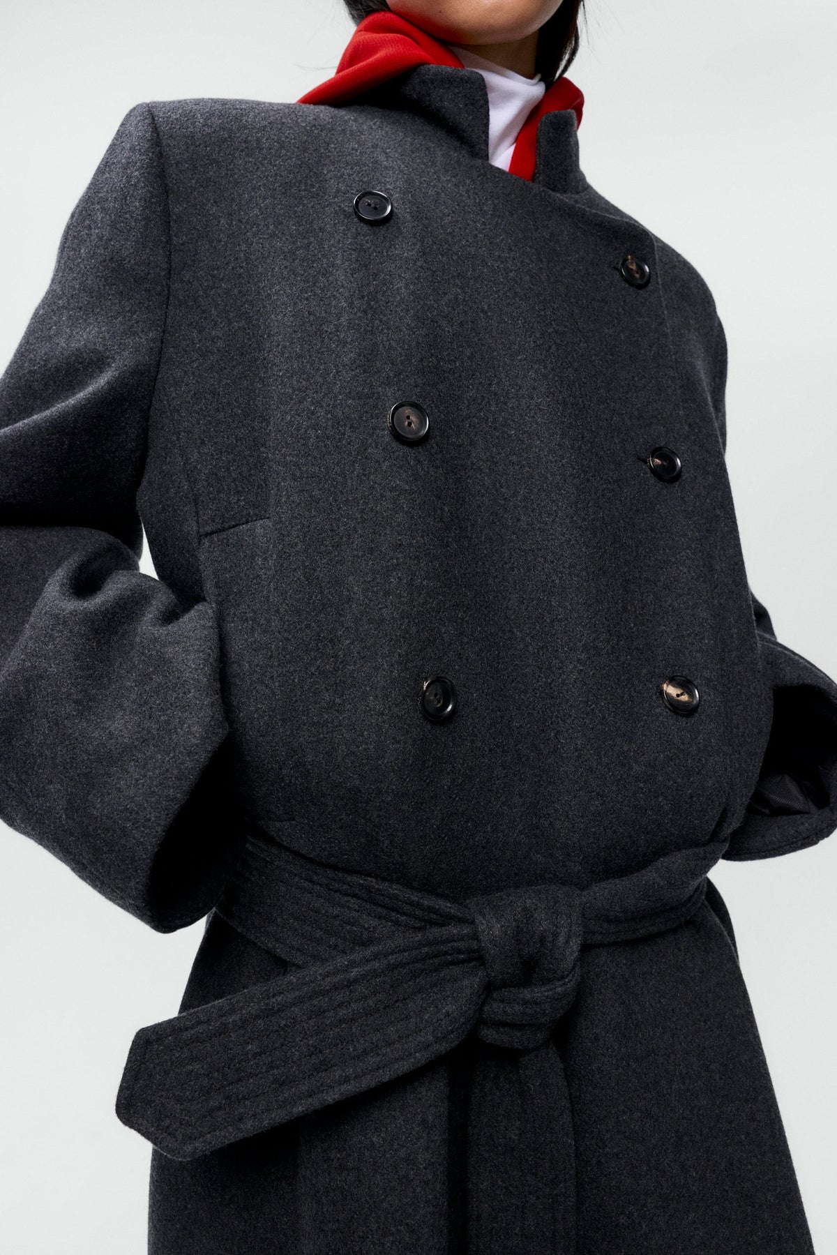 Virgin Wool Long Coat