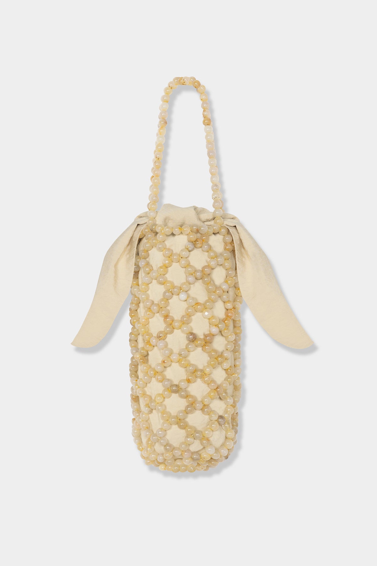 Handmade Beaded Bag Jaspe Miel