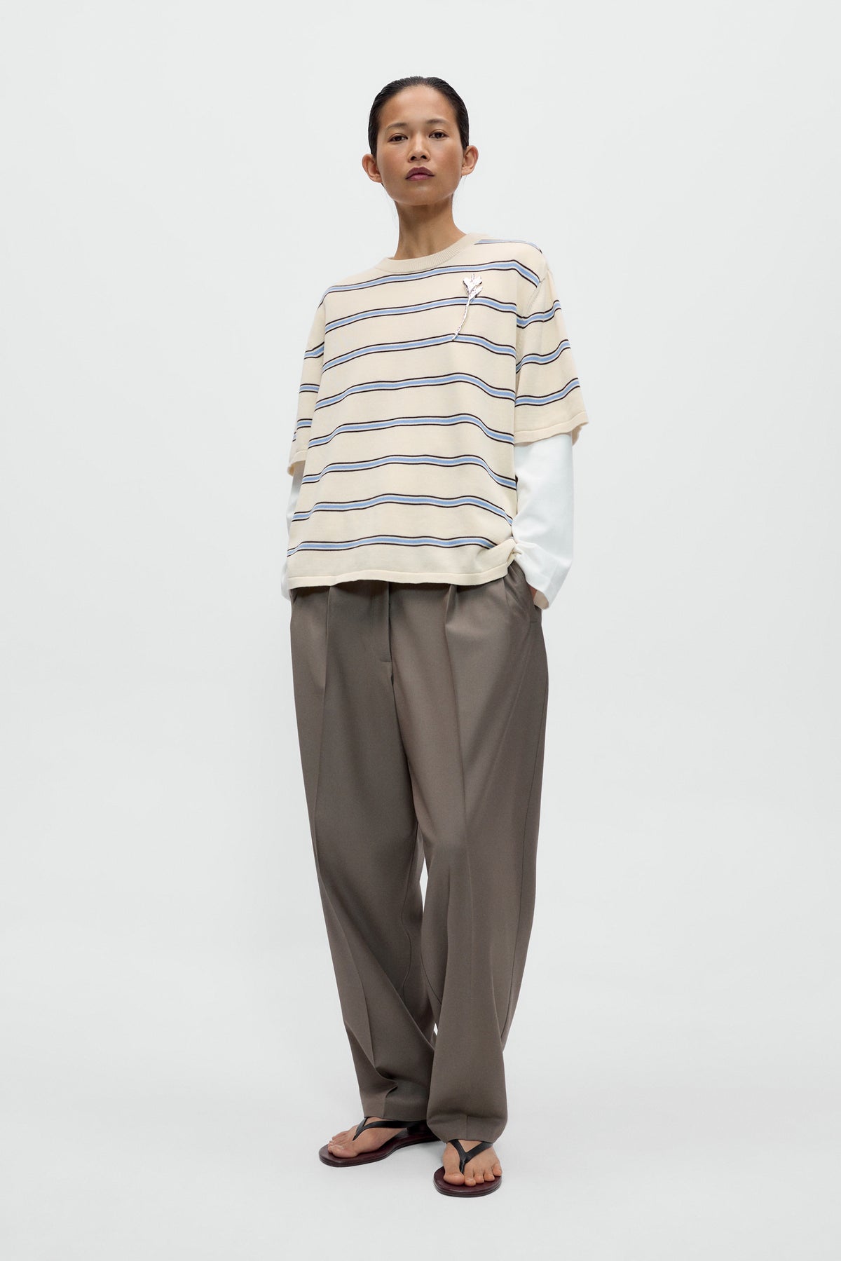Organic Cotton Striped T-Shirt