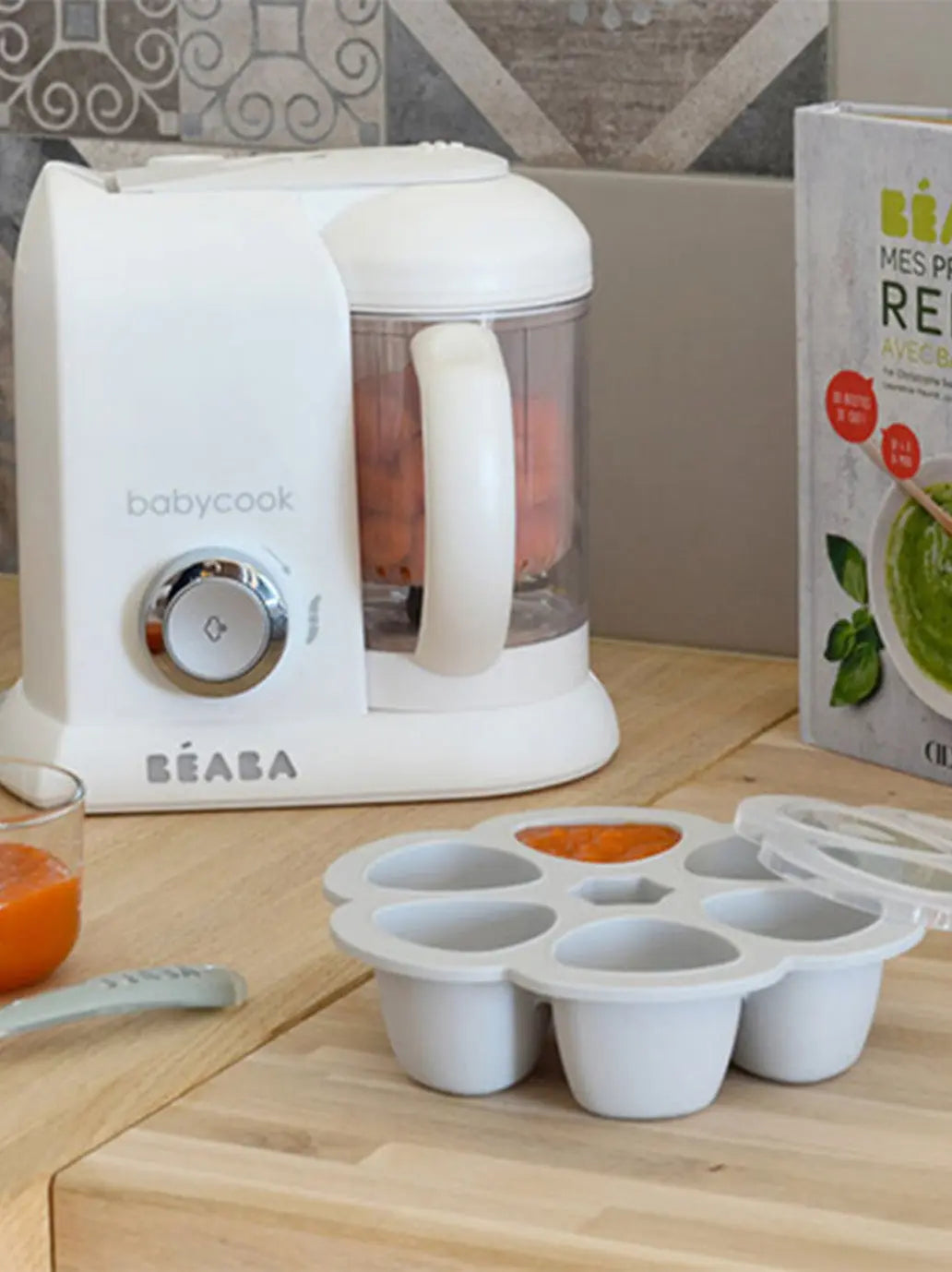 Silikonowy pojemnik do mrożenia 90 ml x 6 Beaba BEBE Concept 