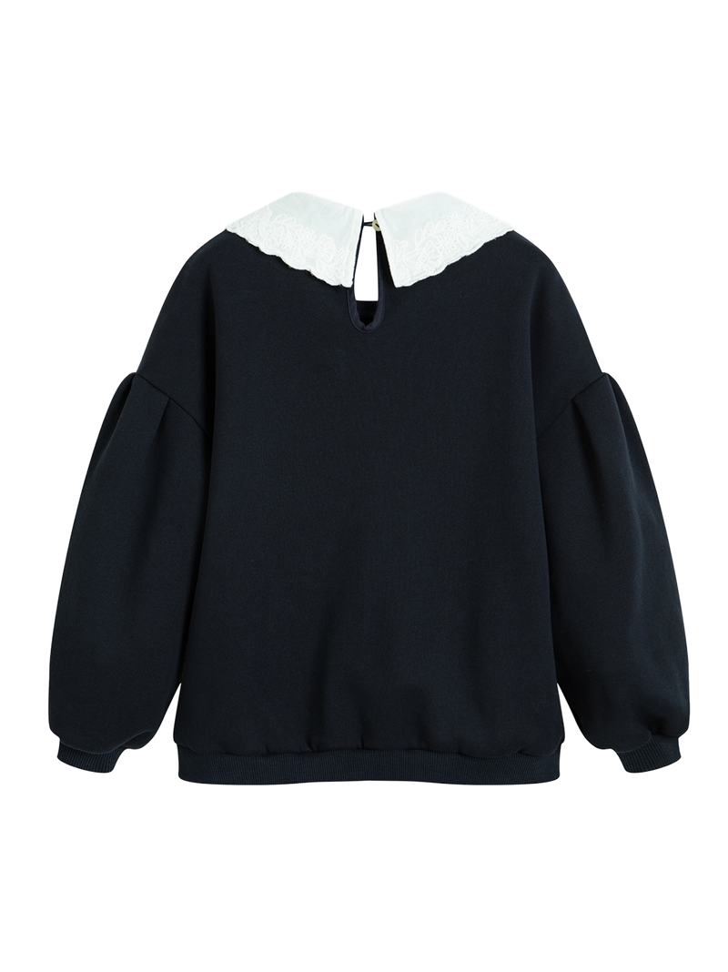 Bluza Mandy Sweatshirt Navy Blue C'era una volta BEBE Concept 
