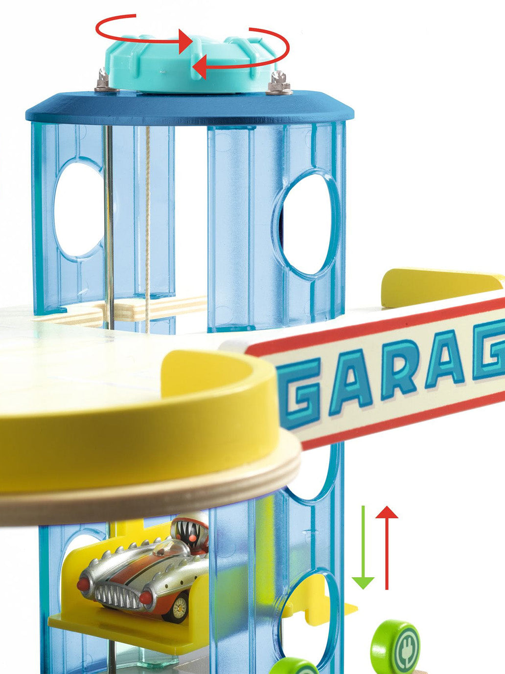 Warsztat samochodowy Crazy Motors Djeco BEBE Concept 