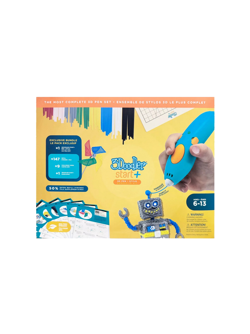 Zestaw 3Doodler Start+ do nauki druku 3D dla dzieci 3Doodler BEBE Concept 