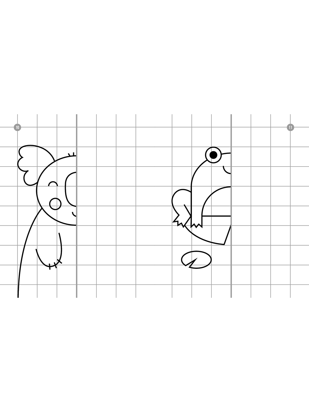 Przerysuj. Lustrzane rysowanie dla najmłodszych Wydawnictwo Kropka BEBE Concept 