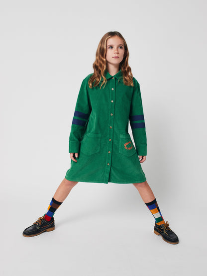Tic Tac Toe corduroy shirt dress Kids Bobo Choses BEBE Concept 
