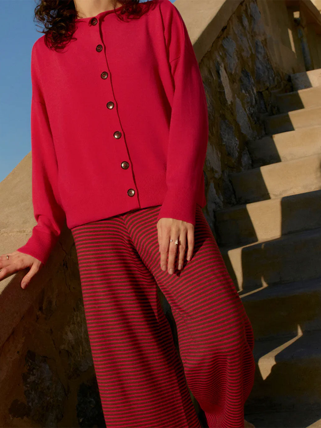 Cienki kardigan Fine merino Mille Family BEBE Concept 