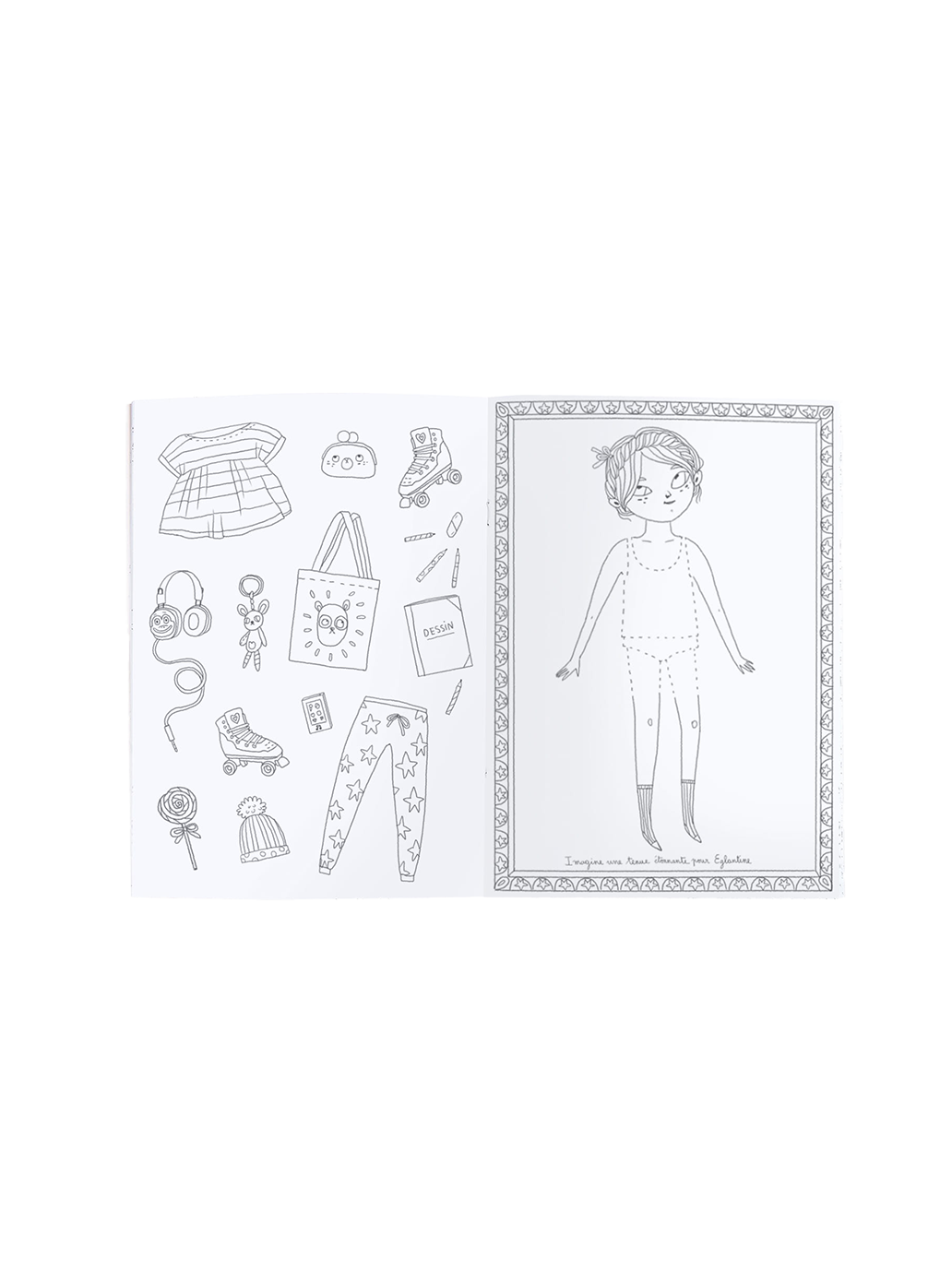 Zeszyt z kolorowankami Moulin Roty BEBE Concept 