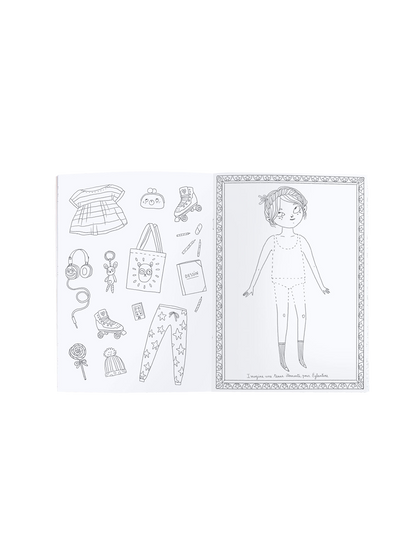Zeszyt z kolorowankami Moulin Roty BEBE Concept 