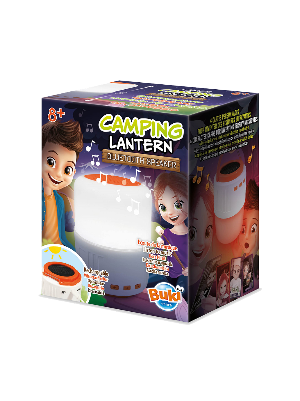 Solarna lampka kempingowa 3w1 Buki BEBE Concept 