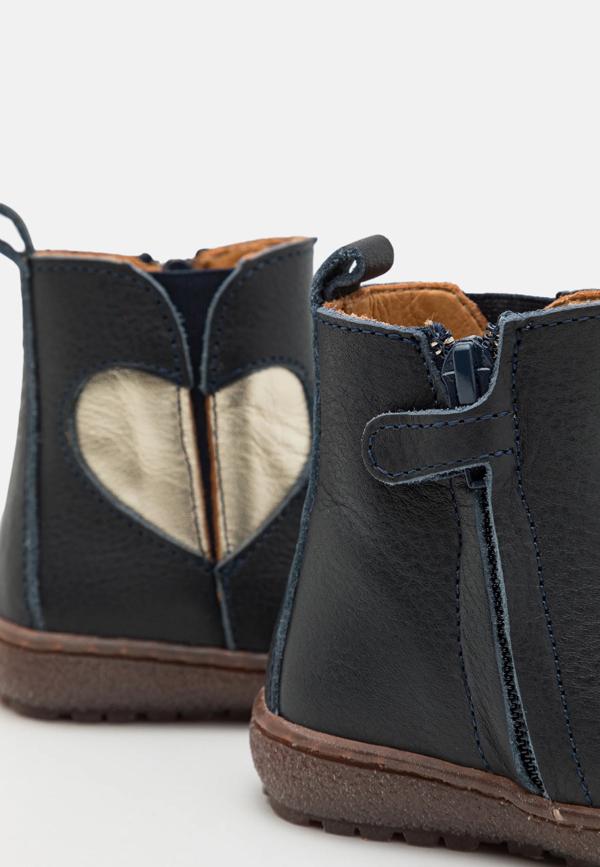 Botas Chelsea de piel Emilie BROWN