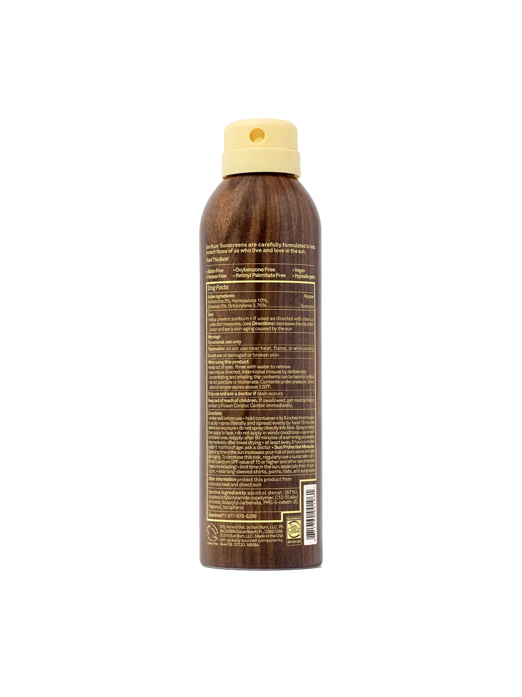 Wodoodporny spray przeciwsłoneczny Original SPF 30 Sun Bum BEBE Concept 