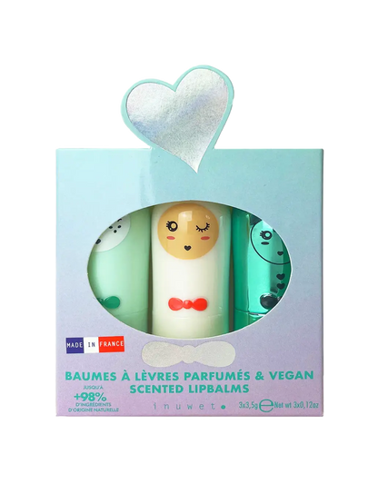 Zestaw balsamów do ust Trio Inuwet BEBE Concept 