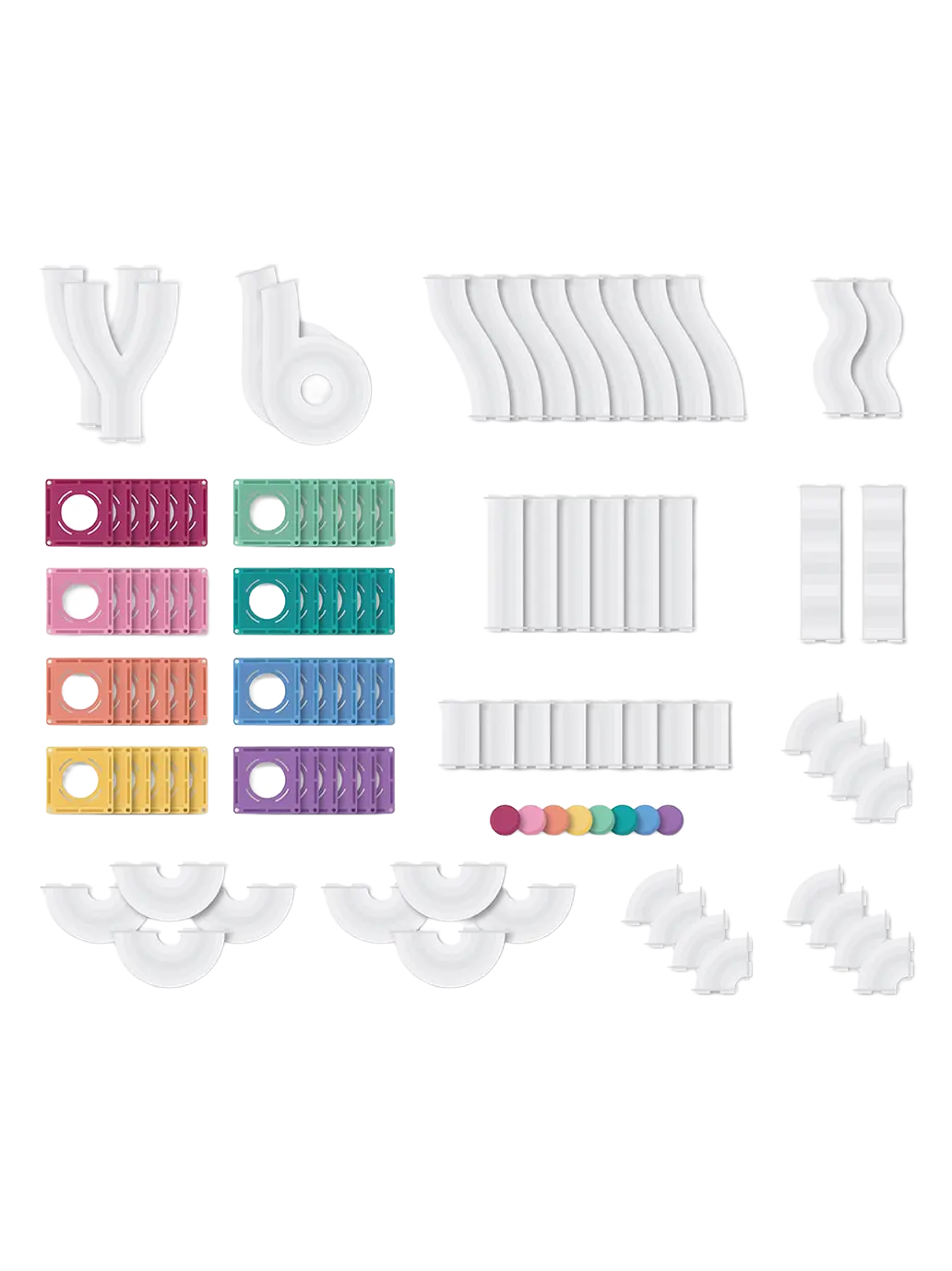 Klocki magnetyczne kulodrom Pastel Ball Run Pack Connetix BEBE Concept 