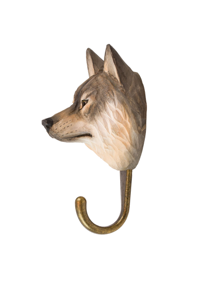 Drewniany haczyk Wilk Wildlife Garden BEBE Concept 
