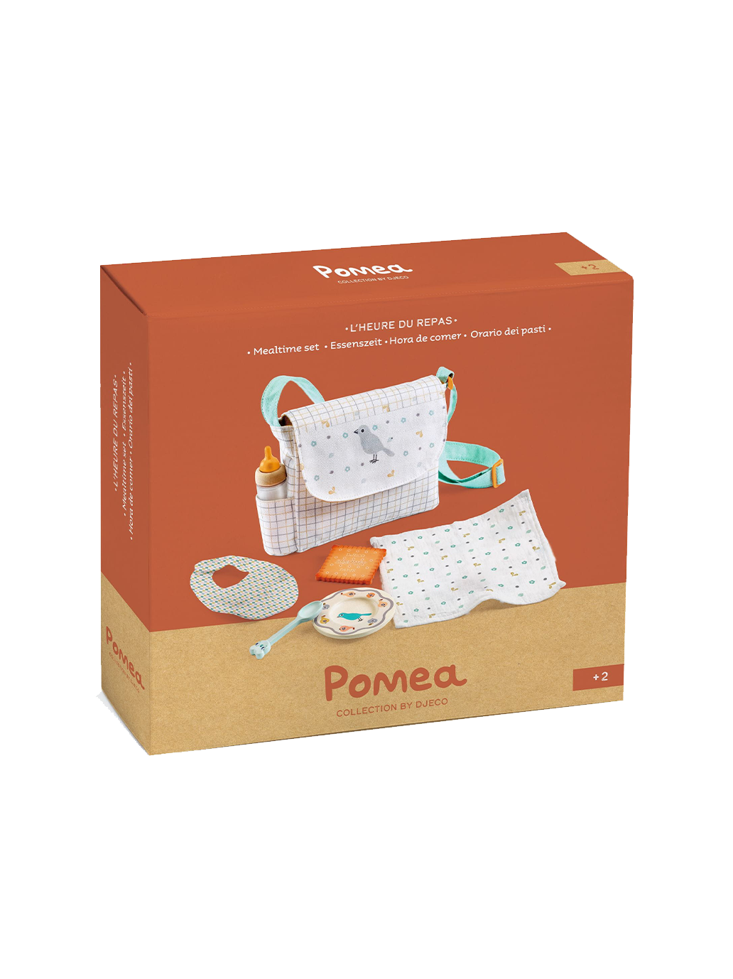 Zestaw do karmienia dla lalki Pomea Djeco BEBE Concept 