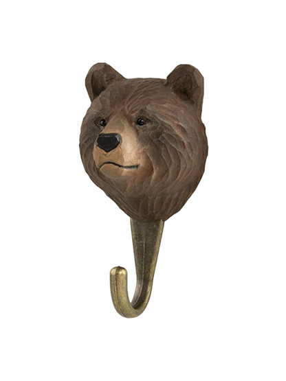 Drewniany haczyk Niedźwiedź Wildlife Garden BEBE Concept 