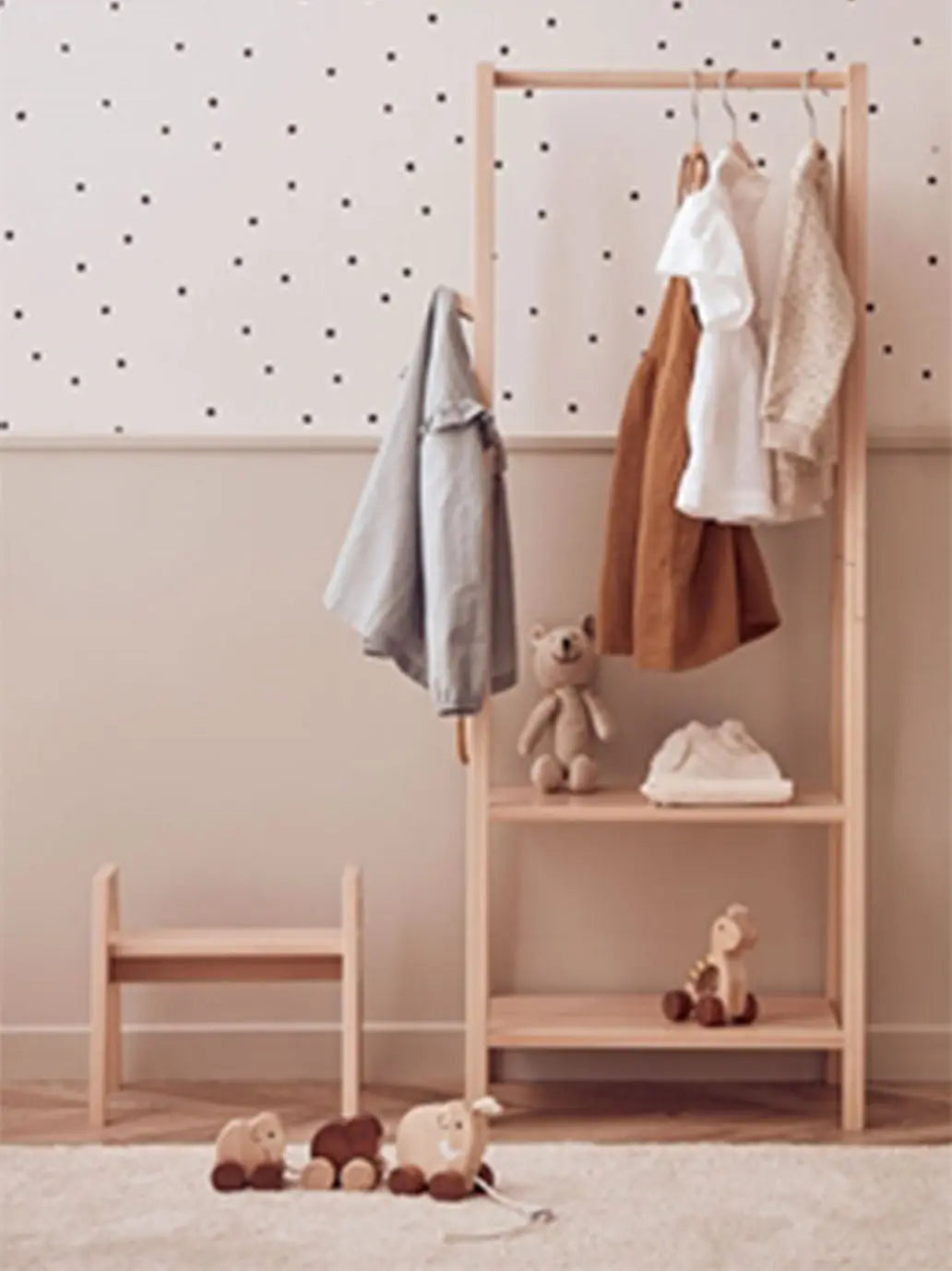 drewniana zabawka do ciągnięcia Rodzina Mamutów Kids Concept BEBE Concept 