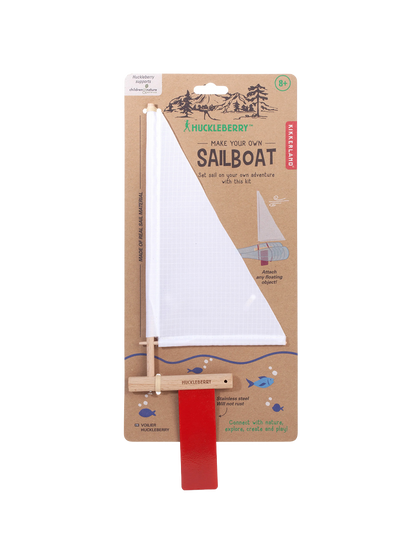 Zestaw majsterkowicza Huckleberry Make Your Own Sailboat Kikkerland BEBE Concept 