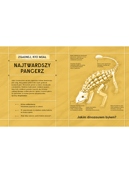 Księga dinozaurów. 10 prehistorycznych zwierząt, które biją wszelkie rekordy Wydawnictwo Kropka BEBE Concept 