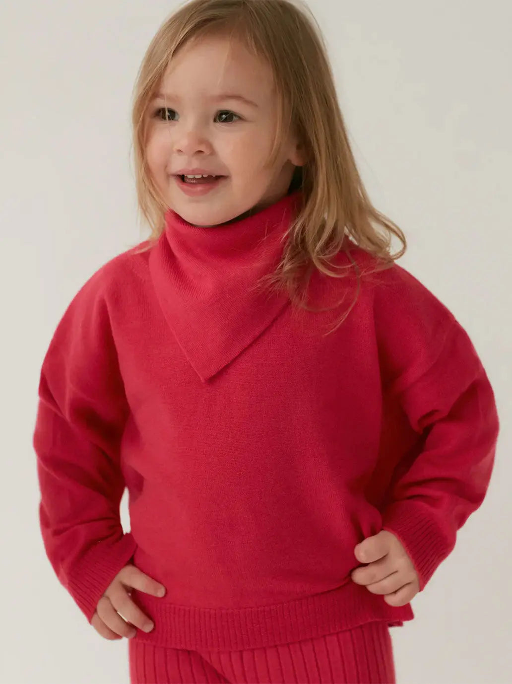 Bandana z wełny merino Fine Mille Family BEBE Concept 