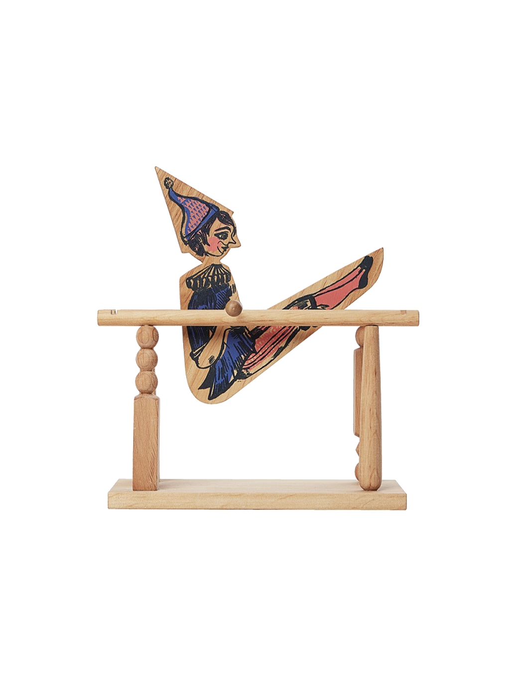 Drewniana zabawka vintage Akrobata Wooden Story BEBE Concept 