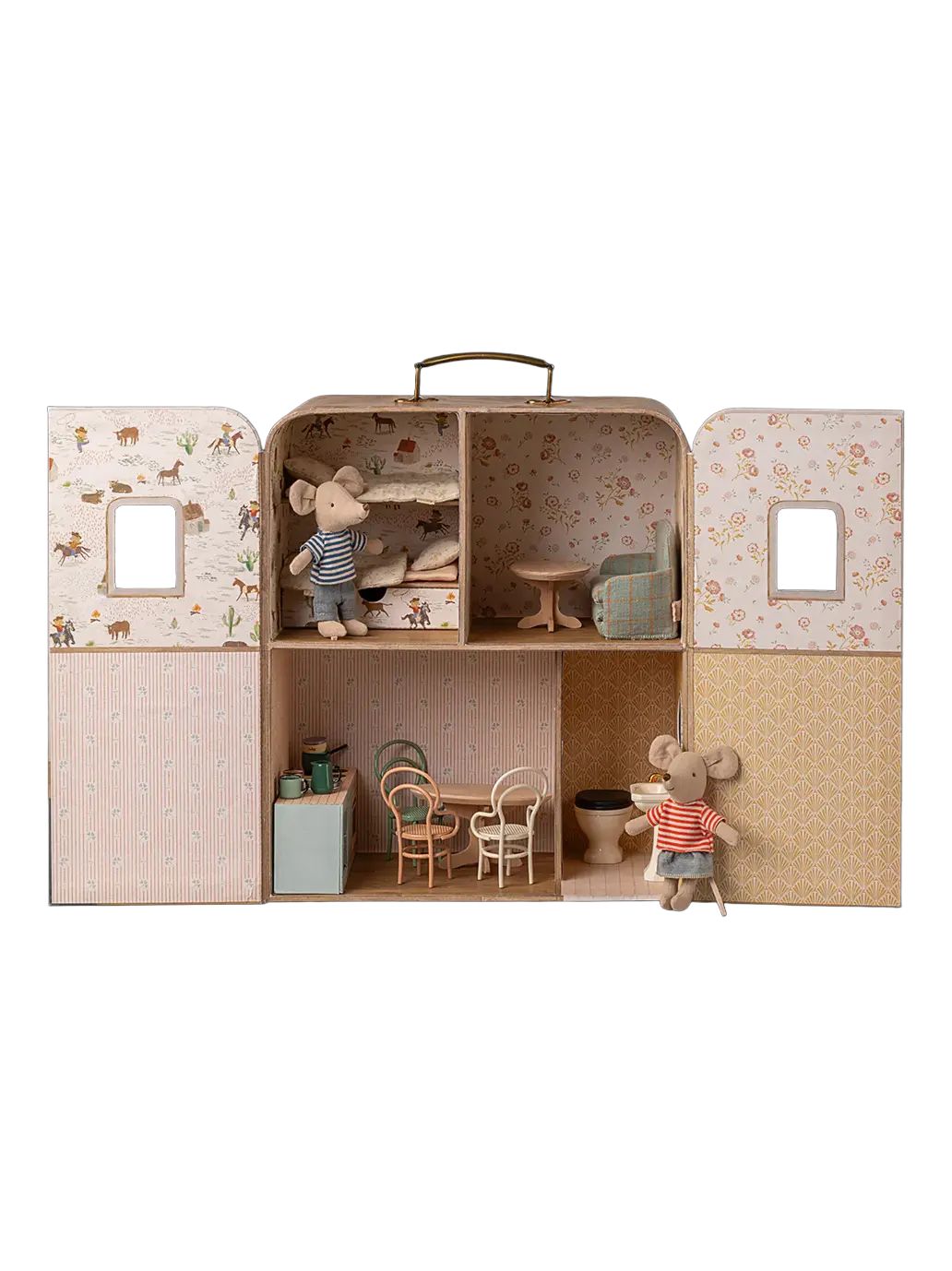 SuitCasa domek w walizce Maileg BEBE Concept 