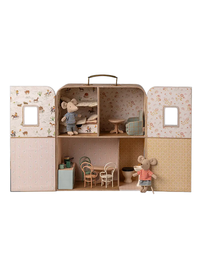 SuitCasa domek w walizce Maileg BEBE Concept 