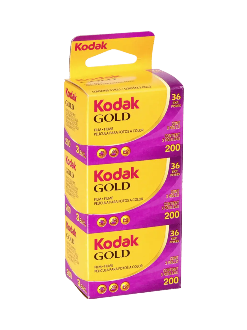 Film do aparatu 135 Gold 200 Color 3-Pack Kodak BEBE Concept 