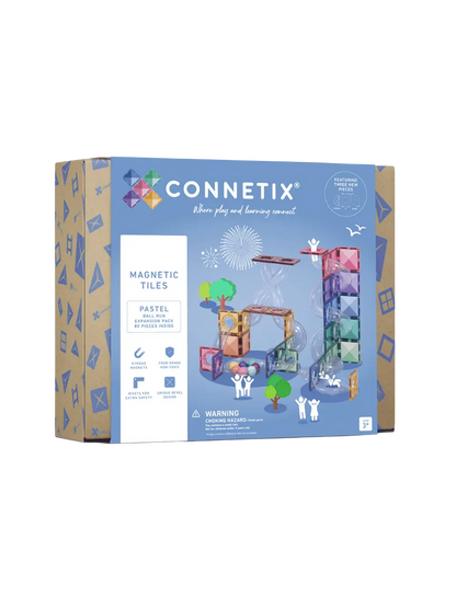 Klocki magnetyczne kulodrom Pastel Ball Run Expansion Pack Connetix BEBE Concept 