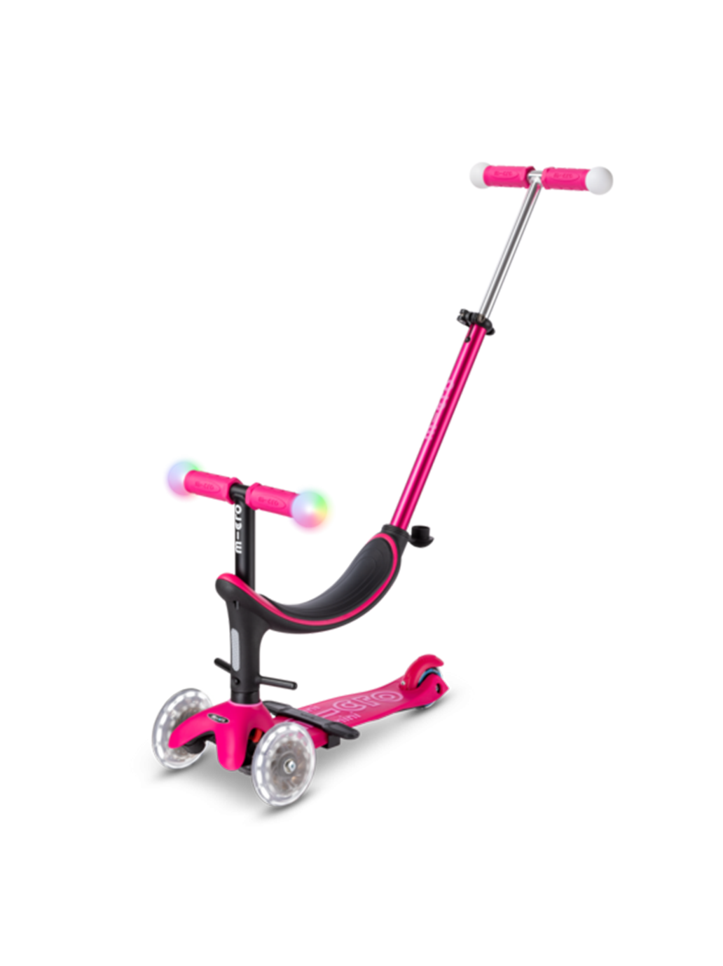 Hulajnoga Mini2Grow Deluxe Magic LED 4w1 Micro BEBE Concept 