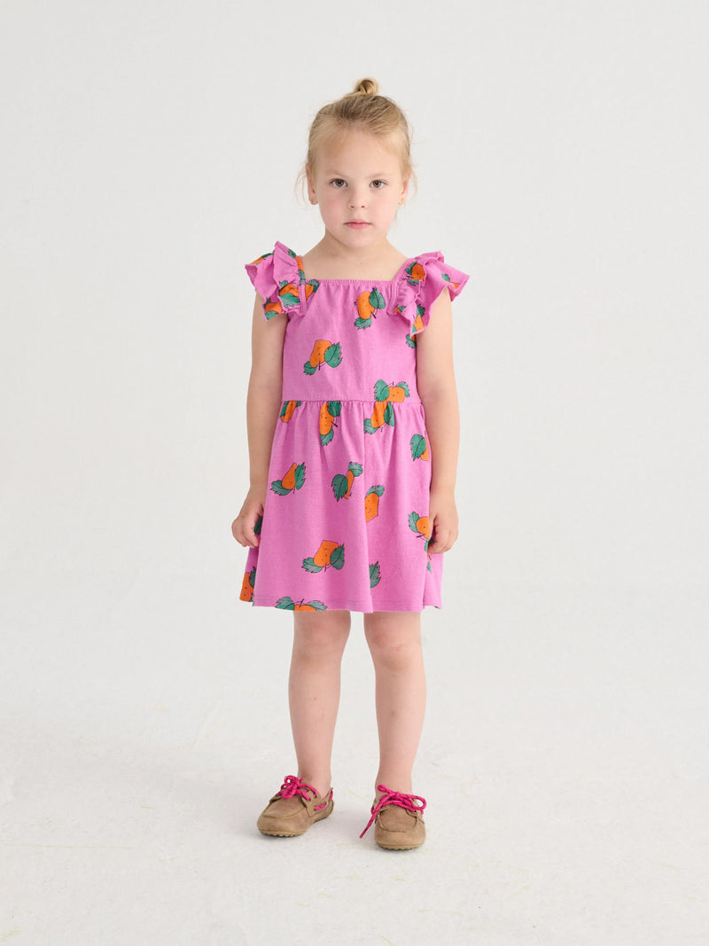 Sukienka Tangerine all over ruffled dress Bobo Choses BEBE Concept 